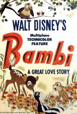 Poster phim Chú Nai Bambi – Bambi (1942)