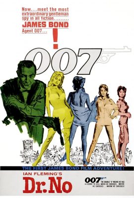Poster phim Tiến Sĩ No – Dr. No (1962)