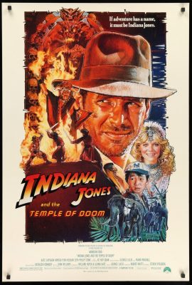 Poster phim Indiana Jones Và Ngôi Đền Tàn Khốc (1984)