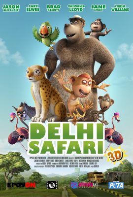 Poster phim Hành trình của Báo Đốm – Delhi Safari (2012)
