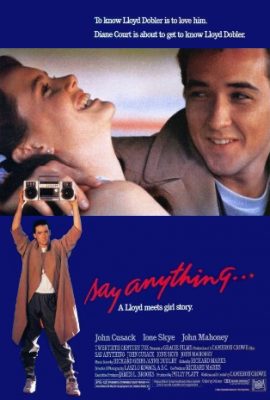 Poster phim Nói Khéo – Say Anything (1989)