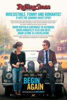 Poster phim Yêu Cuồng Si – Begin Again (2013)