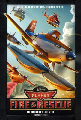 Poster phim Thế giới máy bay 2: Anh hùng và biển lửa – Planes: Fire & Rescue (2014)