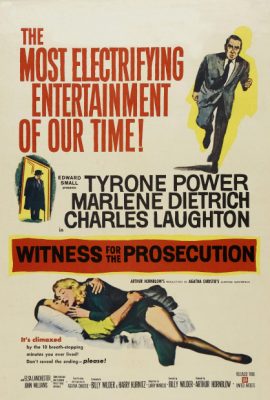 Poster phim Nhân chứng buộc tội – Witness for the Prosecution (1957)